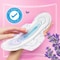 Always Always Cotton Skin Love Sanitary Pads with Natural Lavender Oil 48 Large Thick Pads