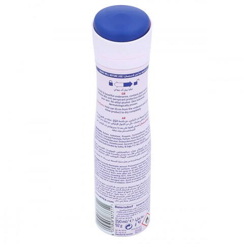Nivea Pearl &amp; Beauty Quick Dry Smooth Beautiful Underarms Spray 150ml