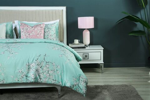 Pan Emirates Home Furnishings Zuri 5Pcs Comforter Set Cherry 260X260cm 121Drh9900148