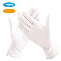 Generic-100Pcs Disposable Gloves Latex Food-grade Household Protective PVC Gloves