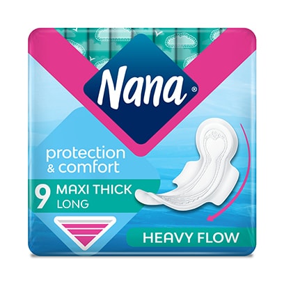 Nana Ladies Pads Thick Maxi Super Dry 9 Pads