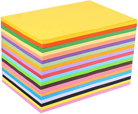 Multi colored shop printer paper