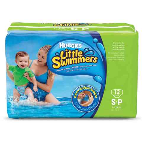 Huggies Little Swimmers Swim Pants Diaper Size Small  12 Swim Pants