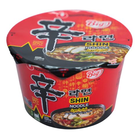 Buy Nongshim Gourmet Spicy Shin Noodles Bowl 114g Online - Shop Food ...