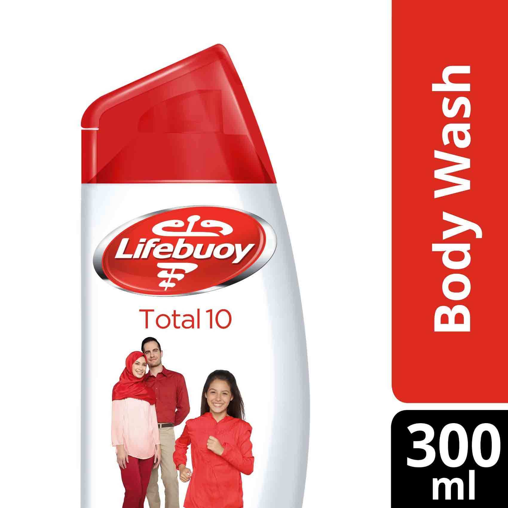 Buy Lifebuoy Anti Bacterial Body Wash Total 10 300ml Online Shop