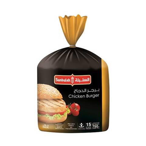 Buy Sunbulah Chicken Burger 750g in Saudi Arabia