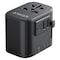 Anker 312 Outlet Extender Travel Adapter 30W With 3 USB Ports 30W Black