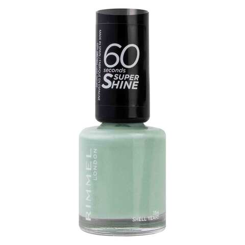 Rimmel London 60 Seconds Super Shine Nail Polish 154 Shell Yeah 8ml Rimmel London 60 Seconds Super Shine Nail Polish 154 Shell Yeah 8ml
