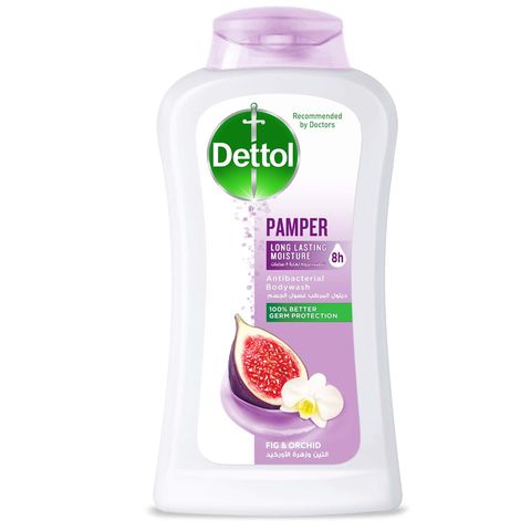 Dettol Pamper Antibacterial Body Wash Fig &amp; Orchid 250 ml