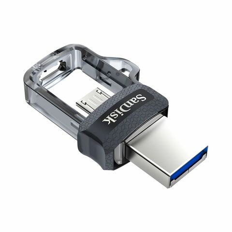 SanDisk Ultra OTG Enabled Dual Flash Drive 256GB Grey