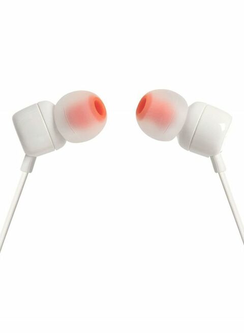 T110 Wired In-Ear White