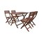 Paradiso Verona Table And Chair Set Brown 5 count