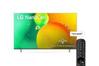 LG NanoCell TV 50 Inch NANO77 Series Cinema Screen Design 4K Active HDR webOS22 with ThinQ AI 50NANO776QA