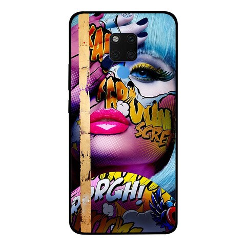 Theodor Protective Case For Huawei Mate 20 Print Art Girl Silicone Cover