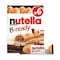 Nutella B-Ready Chocolate Hazelnut Spread Filled Wafer Bar 22g Pack of 6