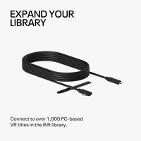 Oculus Link Virtual Reality Headset Cable for Quest 2 and Quest &ndash; 5 m (16 ft) &ndash; PC VR