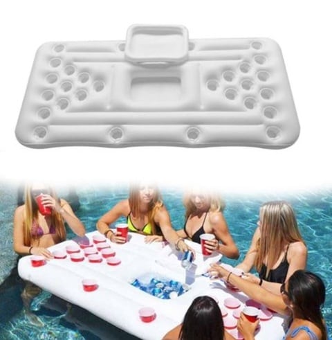 Floating best sale beer cooler