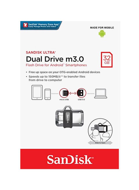限定特価 SanDisk 64GB USBメモリー Ultra Dual Drive m3.0 OTG Android対応 USB3.0対応 R:150MB  s SDDD3-064G 海外向けパッケージ品 ネコポス送料無料 翌日配達対応 thetymi.com