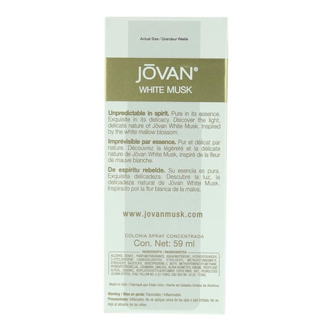 Jovan white musk for women 59 ml