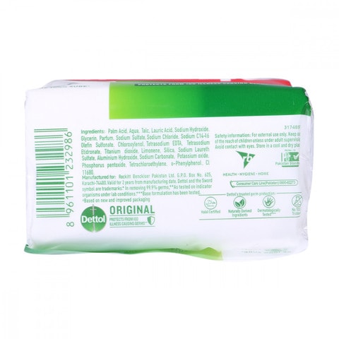 Dettol Original Antibacterial Bar Soap 130gX4