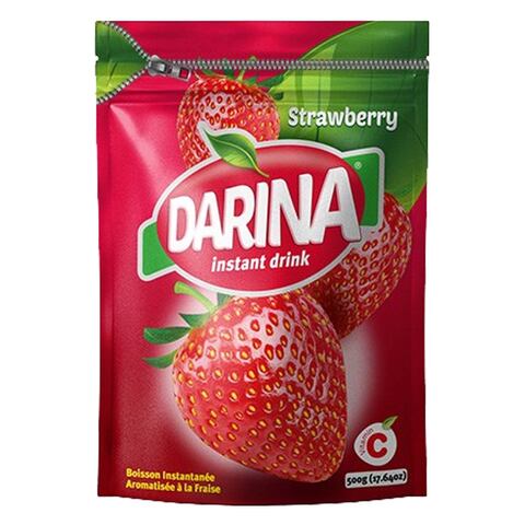Buy Darina Instant Drink Strawberry 500GR Online - Shop Beverages on ...