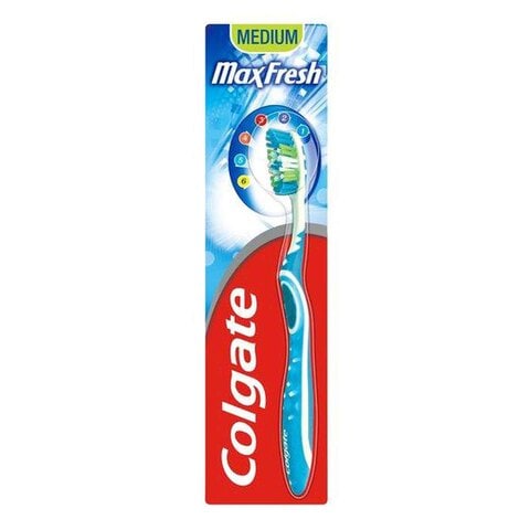 Colgate Max Fresh Medium Toothbrush Multicolour