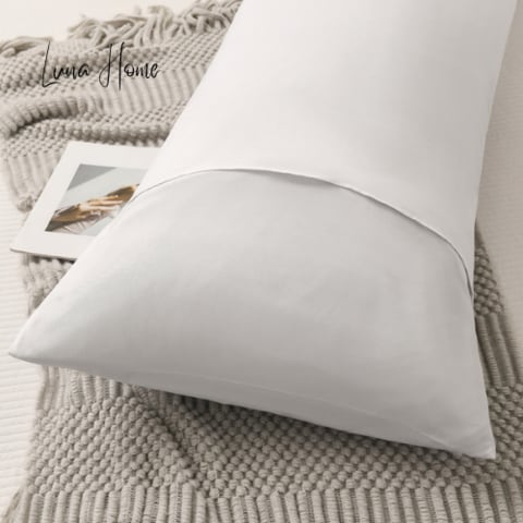 Plain white best sale pillow covers