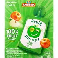 Andros Fruit Me Up Apple Puree 90g Pack of 4