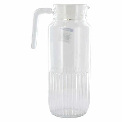 1Pc Fridge Pitcher – 1.1L Glass Water Fridge Pitcher with Lid