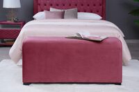 PAN Home Home Furnishings Emirates Gama Bench Velvet Pink