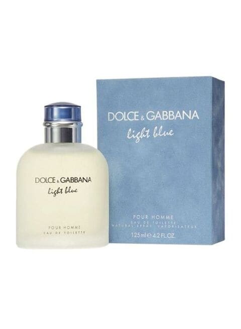 Dolce & Gabbana Light Blue Pour Homme Eau De Toilette For Men - 125ml ...