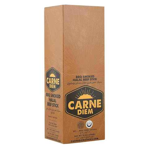 اشتري Carne Diem BBQ Smoked Beef Stick 25g Pack of 20 في الامارات