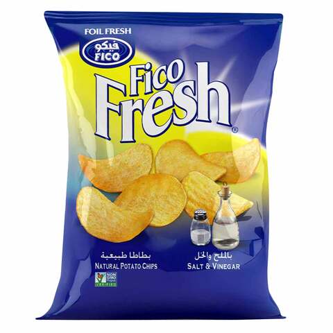 Fico Fresh Salt And Vinegar Potato Chips 80g