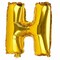 Jiada Happy Birthday Foil Balloons, Golden (Pack of 13 Letters) 16 Inches