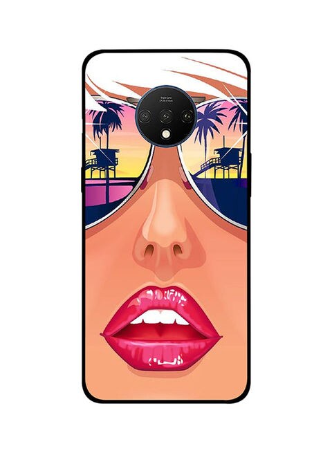 Theodor - Protective Case Cover For Oneplus 7T Big Glass Girl