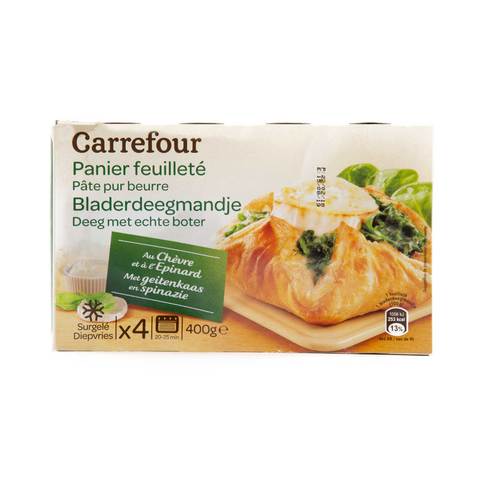 Carrefour Goat Cheese Spinach Pastry Pies 400g