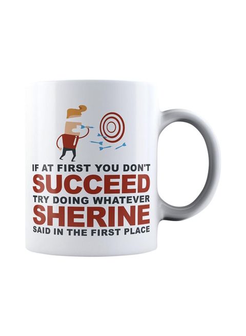 muGGyz Try Doing Whatever Anthony Said First Place Coffee Mug White 325ml