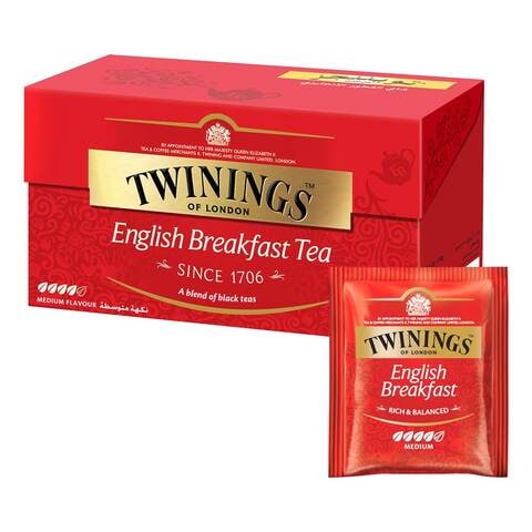 تويننجز شاي فطور إنجليزي أسود ، فردي25  كيس
