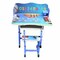 Concept Study Desk With Chair Blue #A156-5