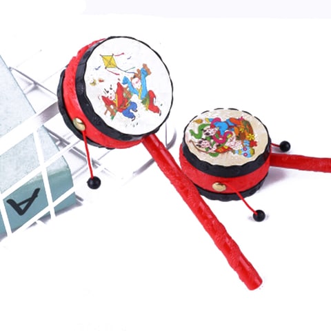 COOLBABY-Lucky ring for children education tambourine toys for infants