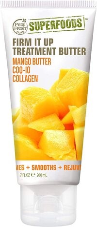 Petal Fresh, Pure, Superfoods For Body, Firming Treatment Butter, Mango Butter, Coq10 &amp; Collagen, 7 Fl Oz (200 ml)