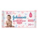 Buy Johnsons Wipes, Gentle All over - 20 Wipes in Kuwait