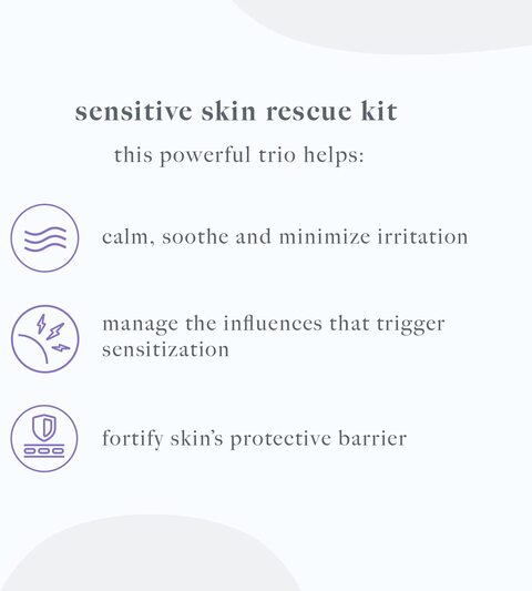 Dermalogica Sensitive Skin Rescue Kit For Women - 3 Pc 1.7Oz Ultracalming Cleanser, 1.7Oz Ultracalming Mist, 05Oz Calm Water Gel
