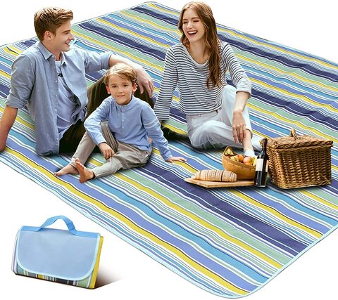 Buy Sky Touch Portable Picnic Blanket Waterproof Beach Blanket