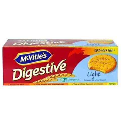 Mcvities Biscuits Digestive Light 400 Gram
