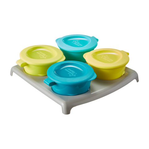 Tommee Tippee Explora Pop Up Freezer Pots And Tray 446500 Multicolour Pack of 5