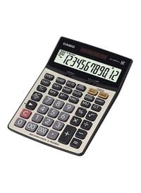 Casio - 12-Digit Financial And Business Calculator DJ-220D Plus Silver/Black/Grey