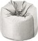 Luxe Decora Soft Suede Velvet Bean Bag With Filling (XL, Off White)