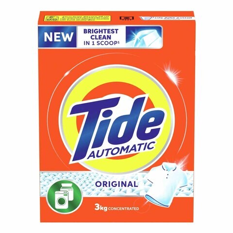 Buy Tide Laundry Detergent Powder With Original Scent 3kg Online