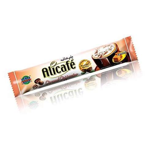 Buy Alicafe Coffee Cappuccino Caramel 20g in Saudi Arabia